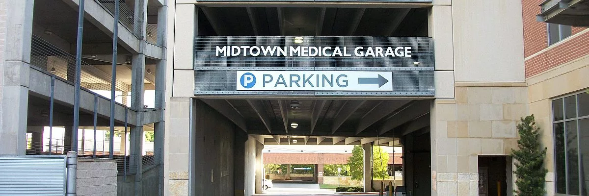 Exterior Parking Garage Sign 100