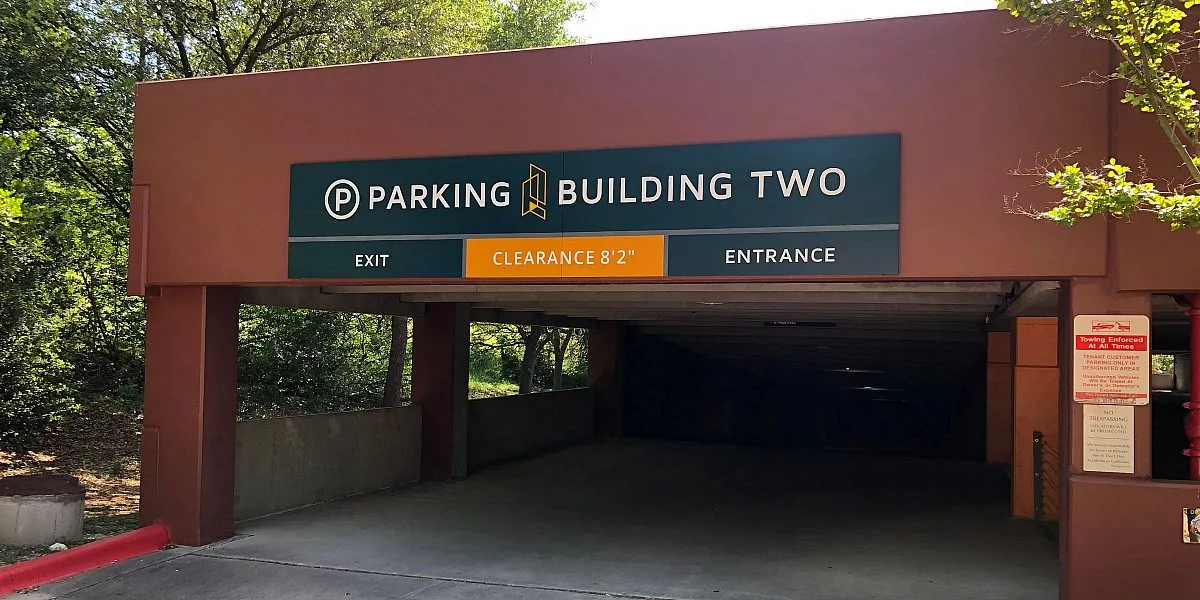 Exterior Parking Garage Sign 101
