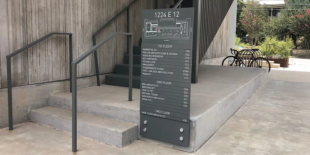 Exterior Wayfinding Signs 103