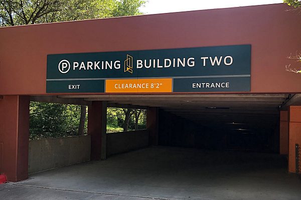 Exterior Parking Garage Sign 101